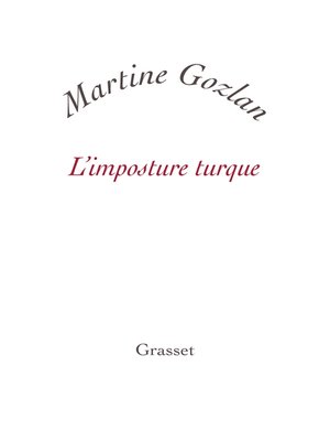 cover image of L'imposture turque